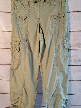Vintage Light Olive Green Cargo Capri Pants - Juniors 15